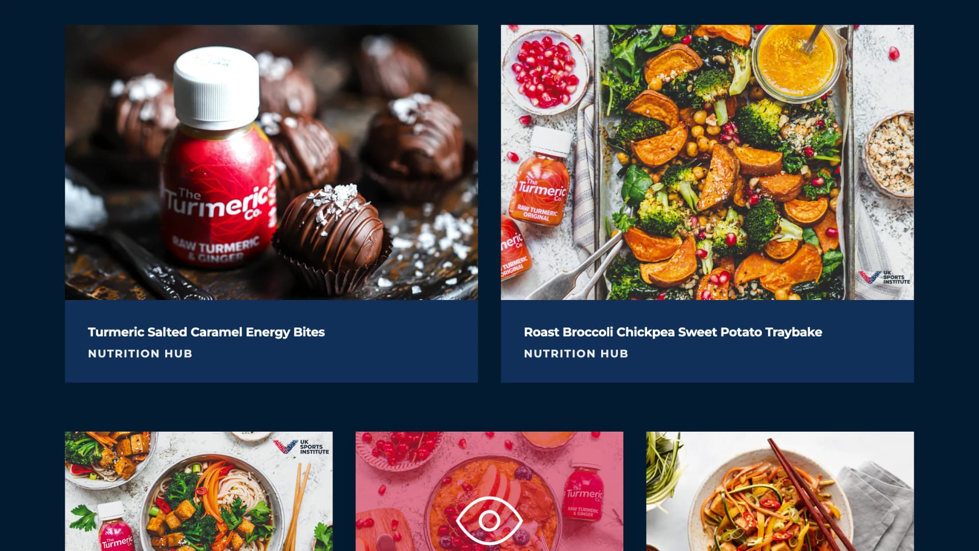 Nutrition Hub interface supporting UK Sports Institute’s Sports Digital Strategy