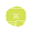 Supporting websites icon for UI UX design